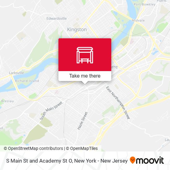S Main St and Academy St O map