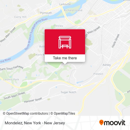 Mondelez map