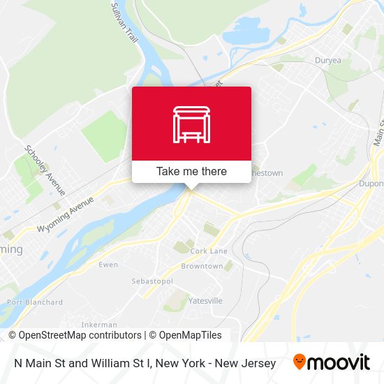 Mapa de N Main St and William St I