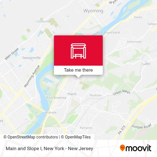 Main and Slope I map