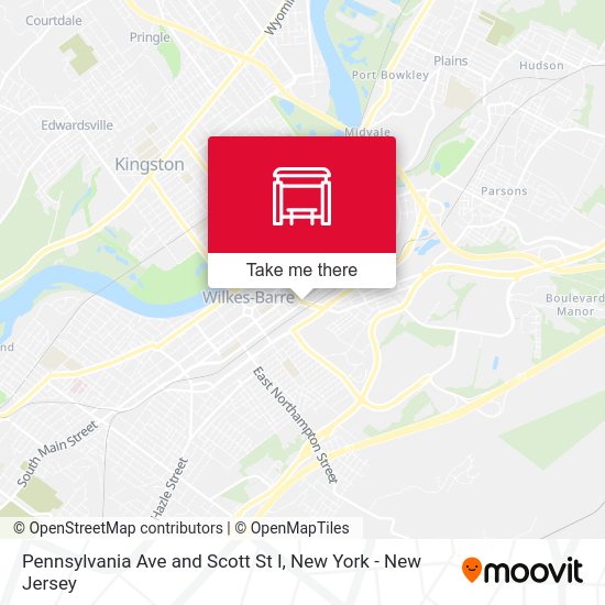 Pennsylvania Ave and Scott St I map