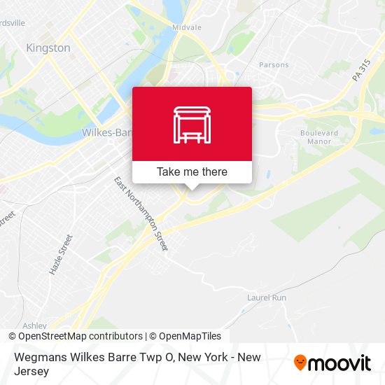 Wegmans Wilkes Barre Twp O map