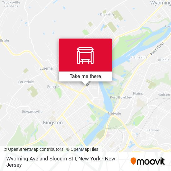 Wyoming Ave and Slocum St I map