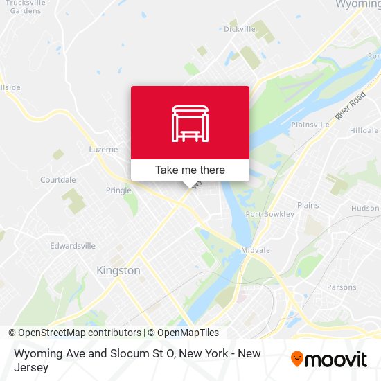 Wyoming Ave and Slocum St O map