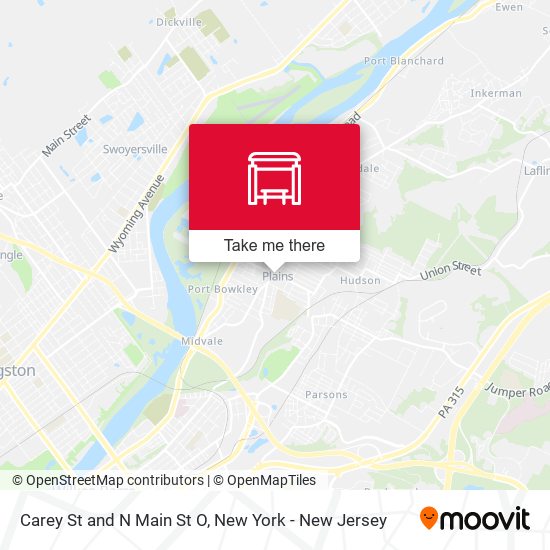 Mapa de Carey St and N Main St O