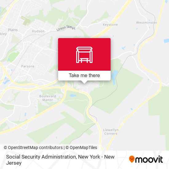 Social Security Administration map