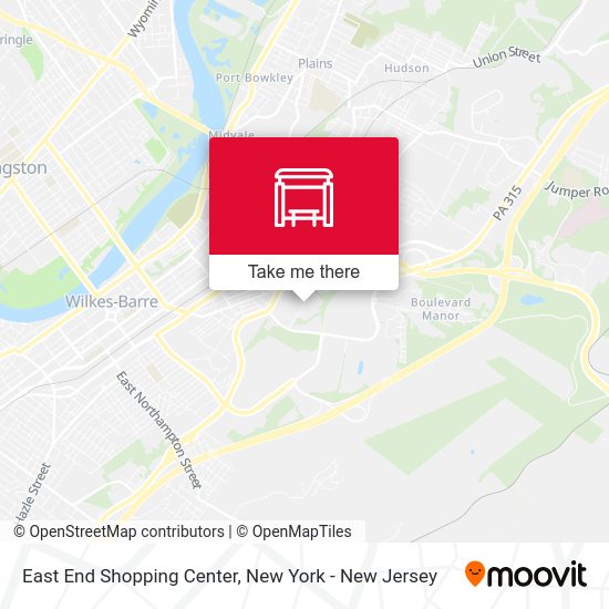 East End Shopping Center map