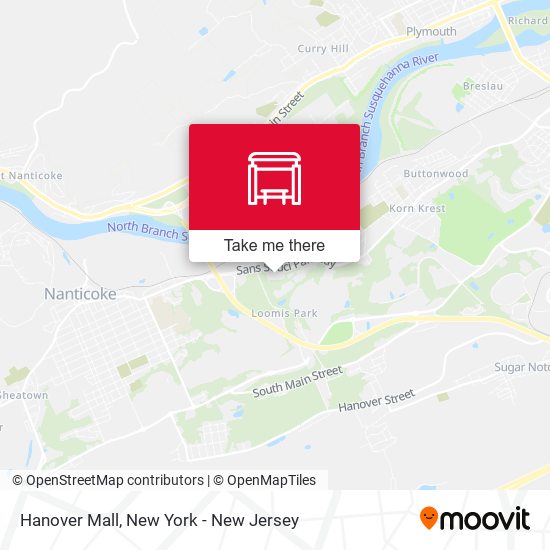 Hanover Mall map