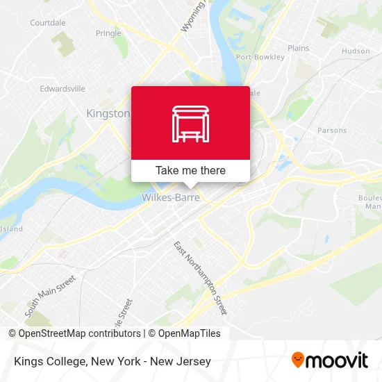 Kings College map