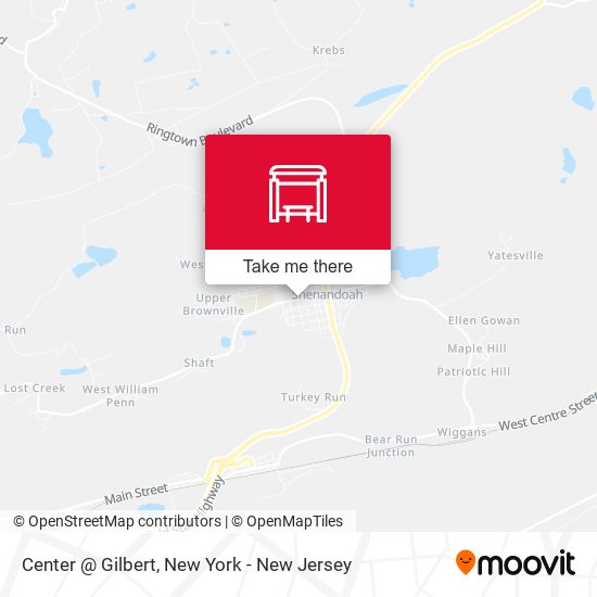 Mapa de Center @ Gilbert