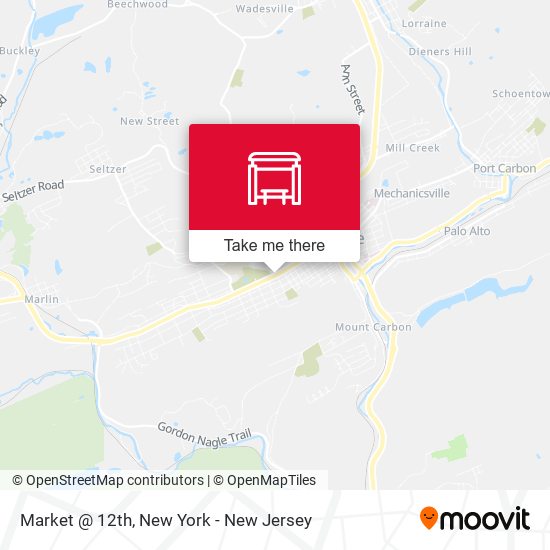 Mapa de Market @ 12th