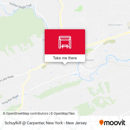Mapa de Schuylkill @ Carpenter
