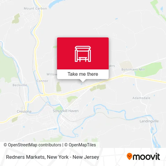 Redners Markets map