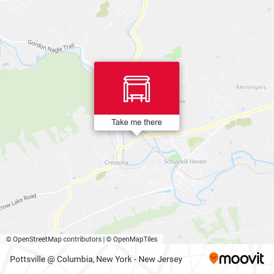 Pottsville @ Columbia map