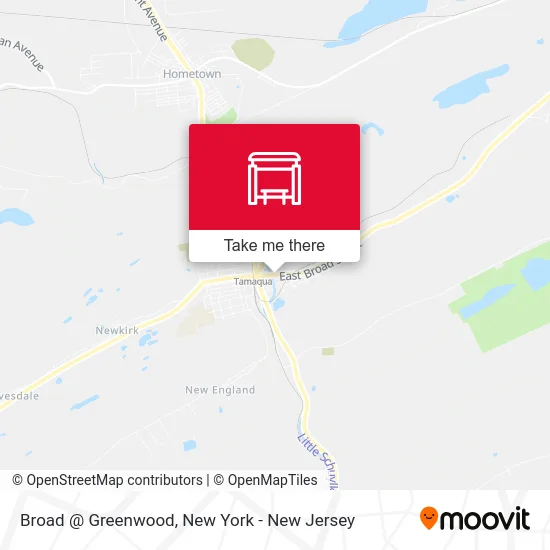 Broad @ Greenwood map