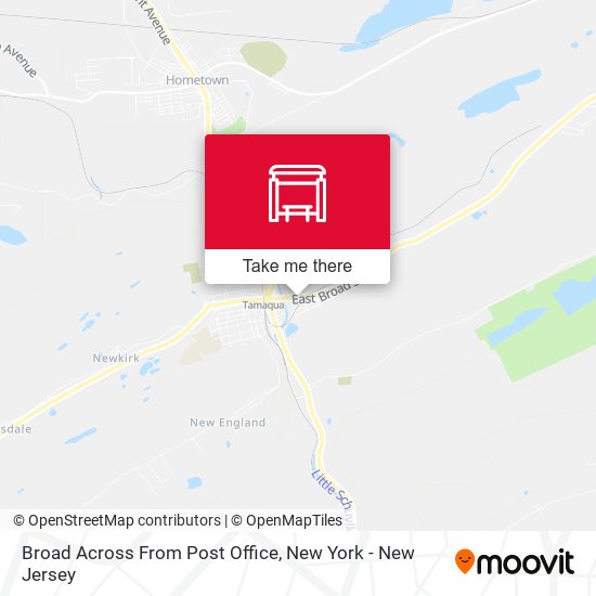 Broad Across From Post Office map