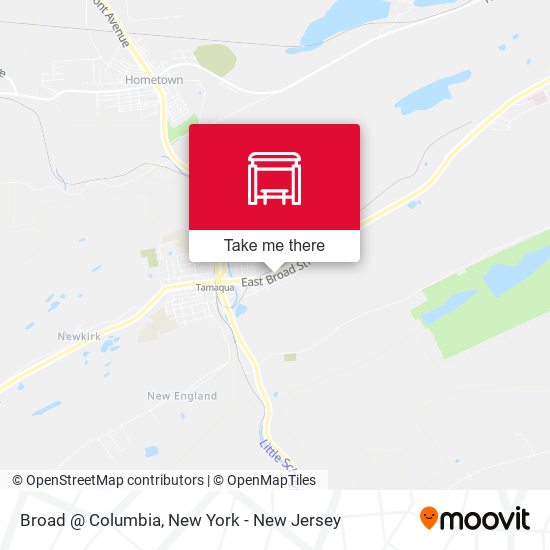 Broad @ Columbia map