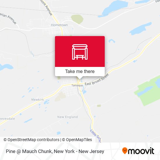 Mapa de Pine @ Mauch Chunk