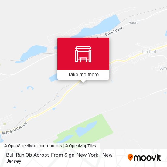 Bull Run Ob Across From Sign map