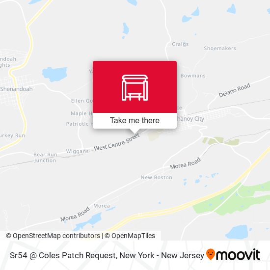 Sr54 @ Coles Patch Request map
