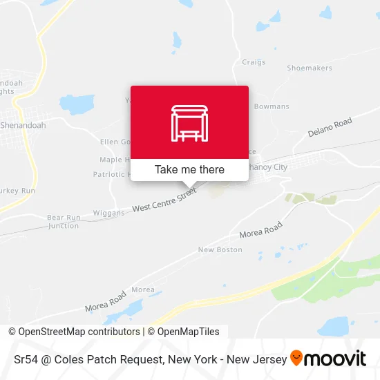 Sr54 @ Coles Patch Request map