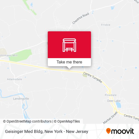 Mapa de Geisinger Med Bldg