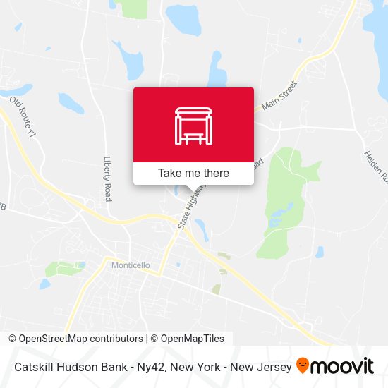 Mapa de Catskill Hudson Bank - Ny42