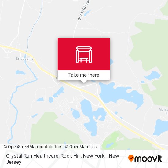 Crystal Run Healthcare, Rock Hill map