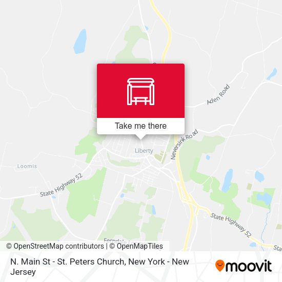 Mapa de N. Main St - St. Peters Church