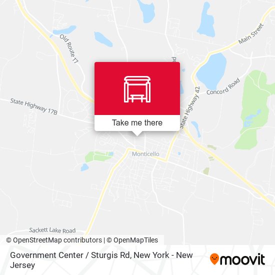 Mapa de Government Center / Sturgis Rd