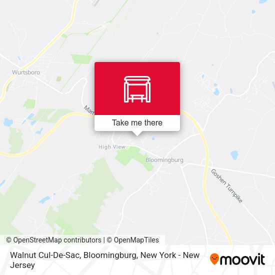 Mapa de Walnut Cul-De-Sac, Bloomingburg