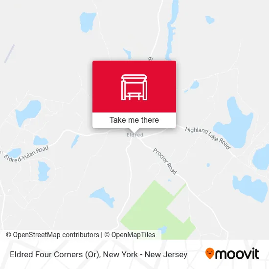 Eldred Four Corners (Or) map