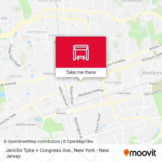Mapa de Jericho Tpke + Congress Ave.