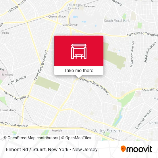 Elmont Rd / Stuart map