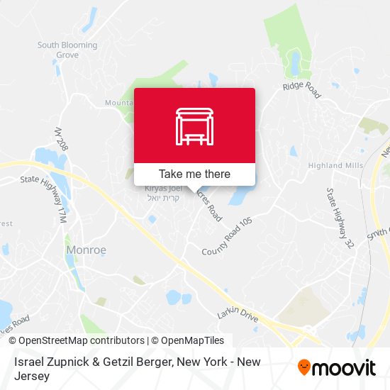 Israel Zupnick & Getzil Berger map