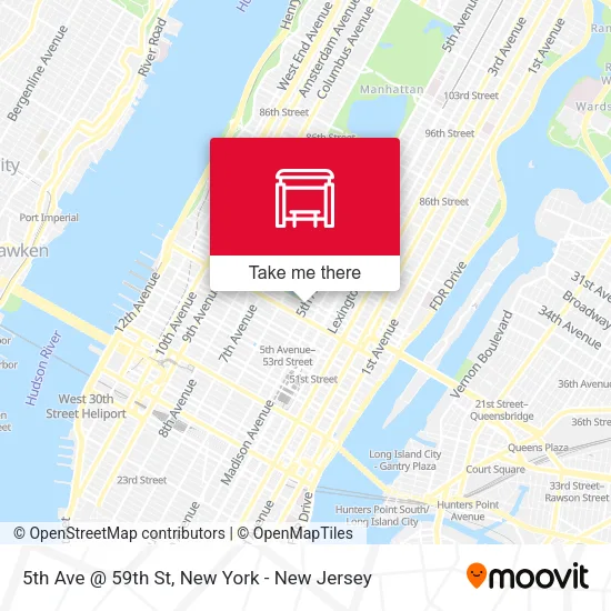 Mapa de 5th Ave @ 59th St