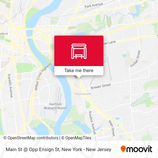 Main St @ Opp Ensign St map