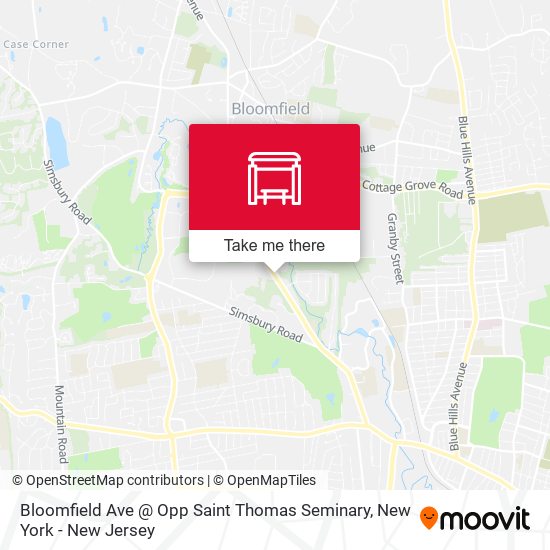 Mapa de Bloomfield Ave @ Opp Saint Thomas Seminary