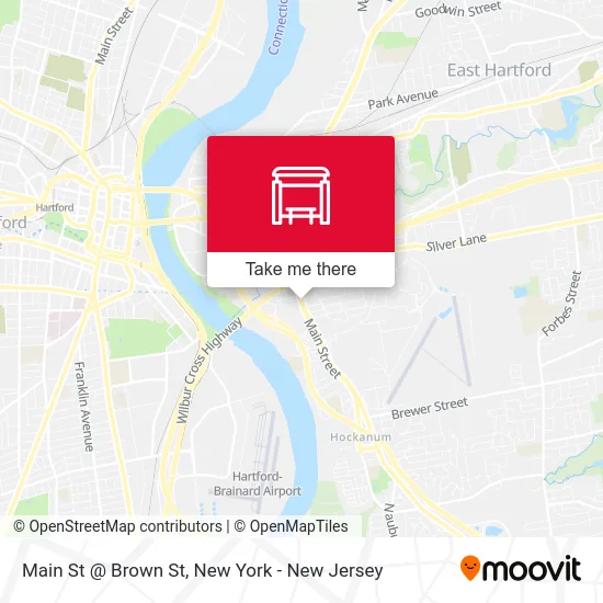 Main St @ Brown St map