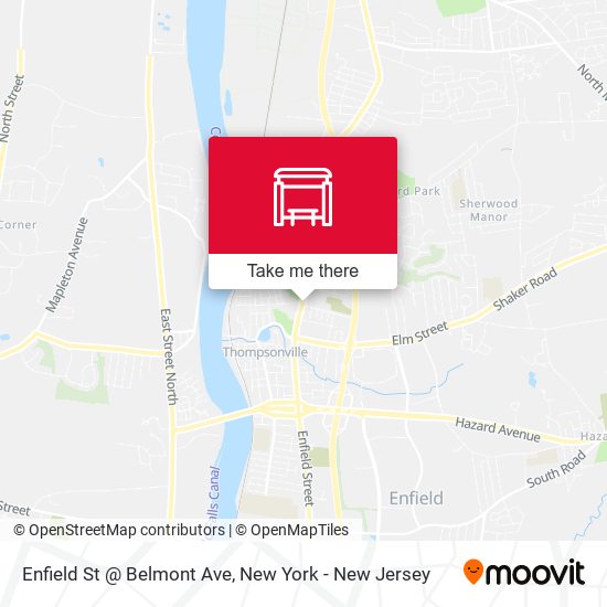 Mapa de Enfield St @ Belmont Ave