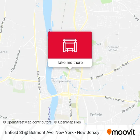 Enfield St @ Belmont Ave map