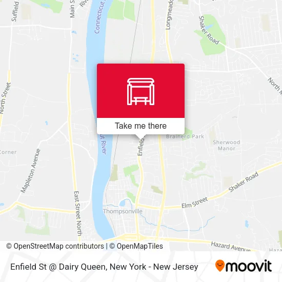 Mapa de Enfield St @ Dairy Queen