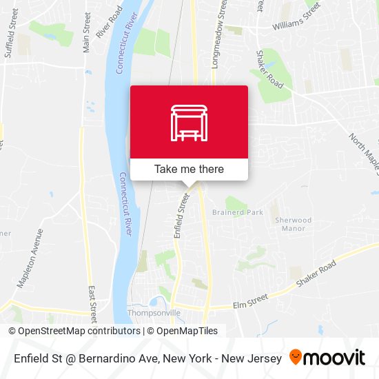 Mapa de Enfield St @ Bernardino Ave