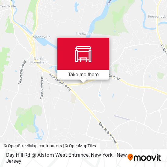 Day Hill Rd @ Alstom West Entrance map