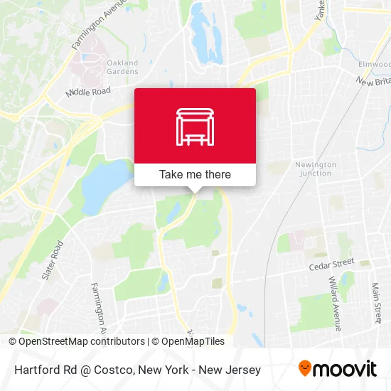 Mapa de Hartford Rd @ Costco