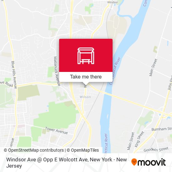 Windsor Ave @ Opp E Wolcott Ave map