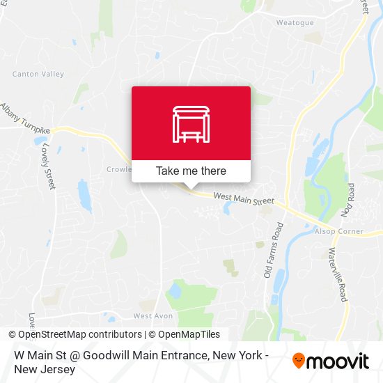 Mapa de W Main St @ Goodwill Main Entrance