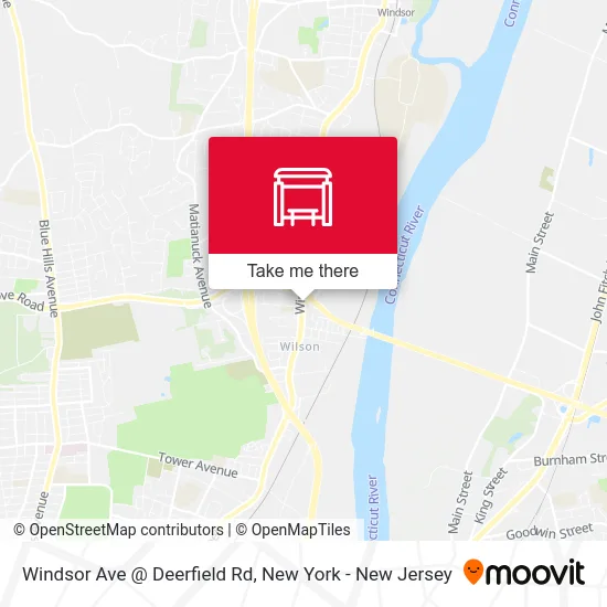 Windsor Ave @ Deerfield Rd map