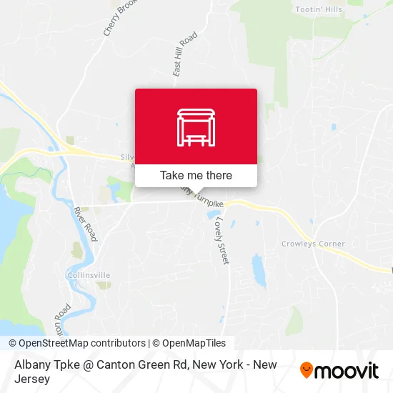 Mapa de Albany Tpke @ Canton Green Rd
