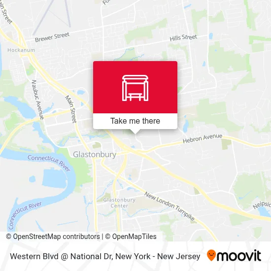 Western Blvd @ National Dr map